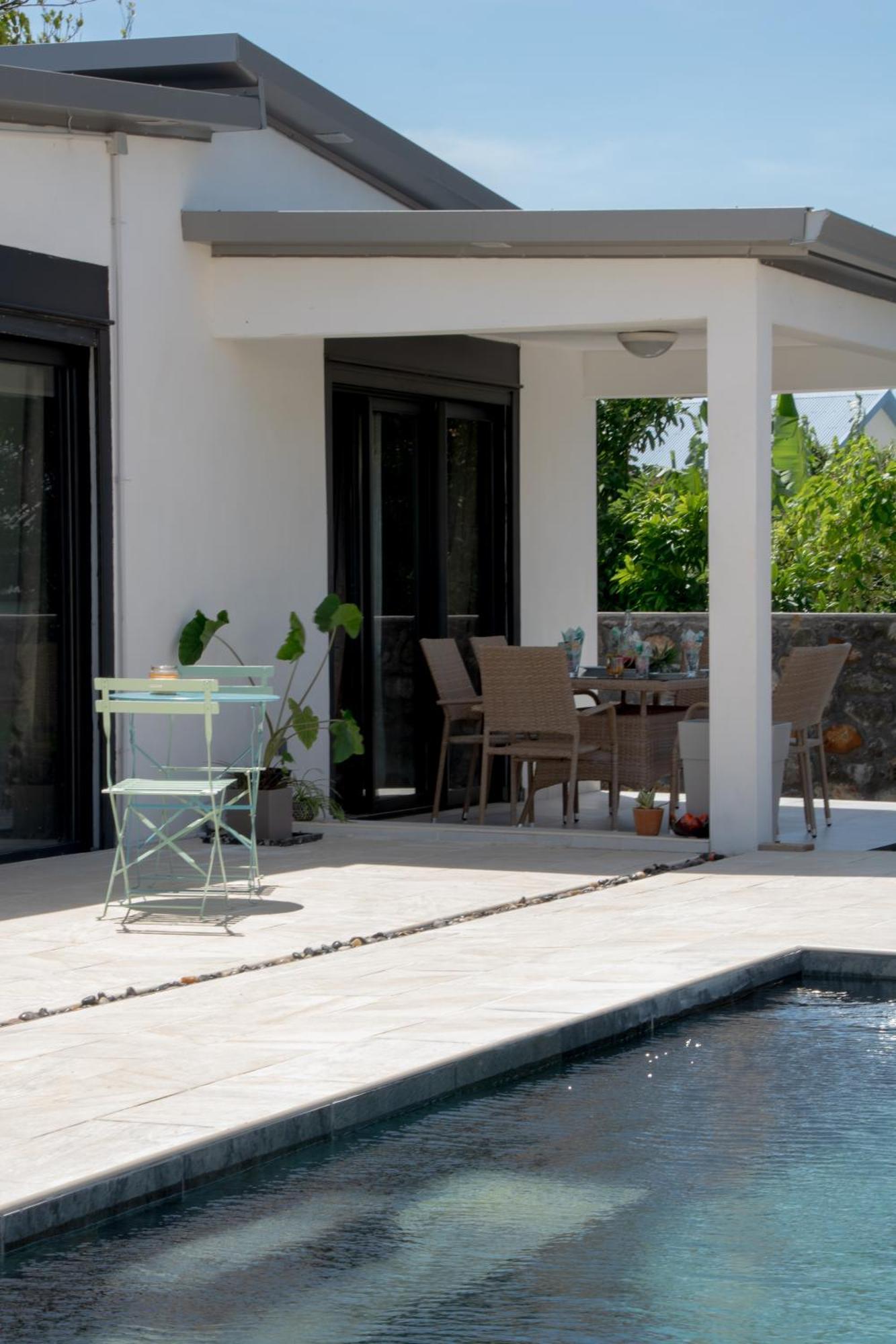 Saint-Benoît Le Beau Vallon 1- Jacuzzi Privatif Et Piscine Chauffee Partagee מראה חיצוני תמונה